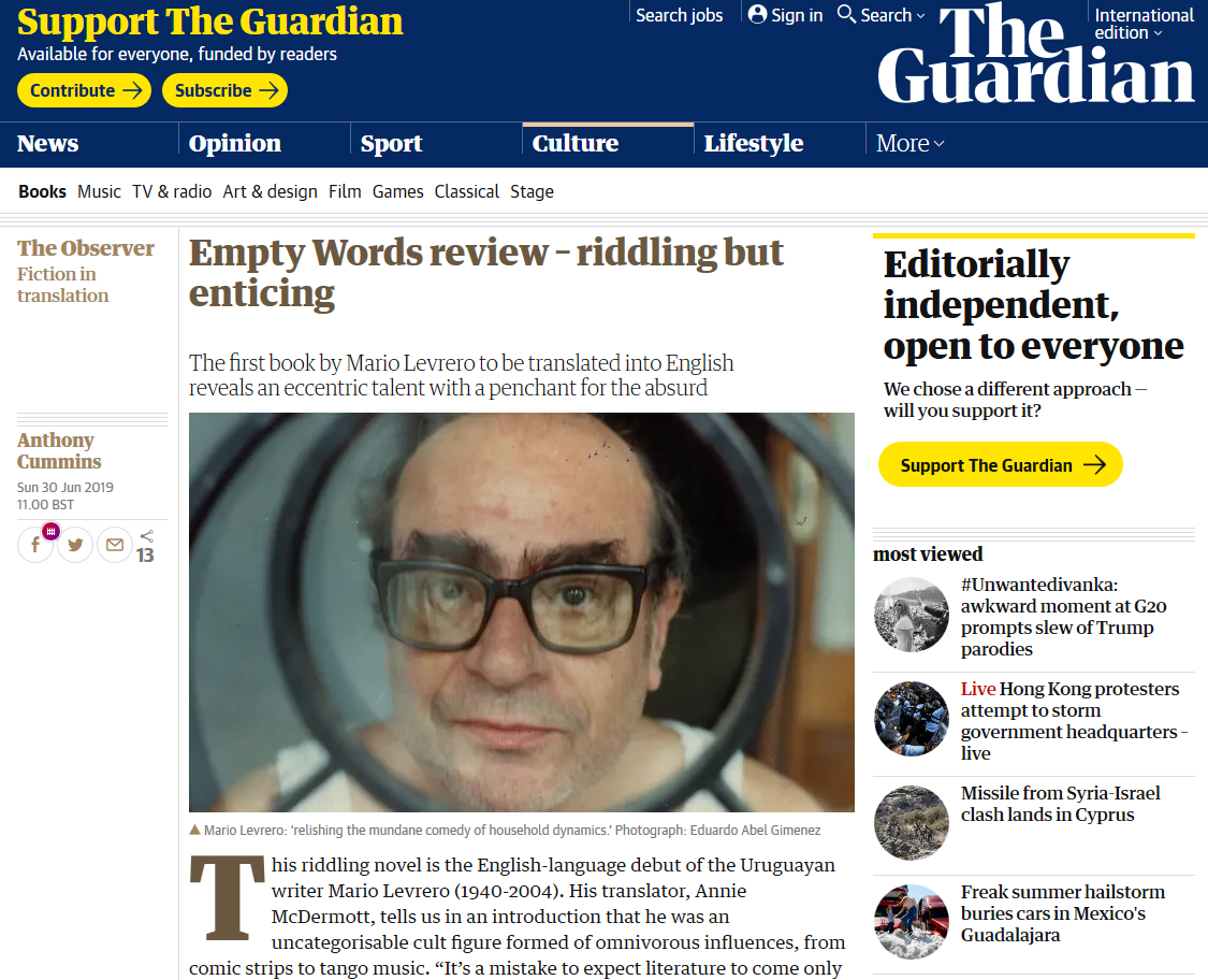 The Guardian - Empty Words review